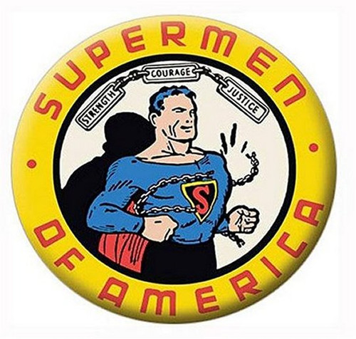 DC Comics Supermen of America Superman Licensed 1.25 Inch Button 81759