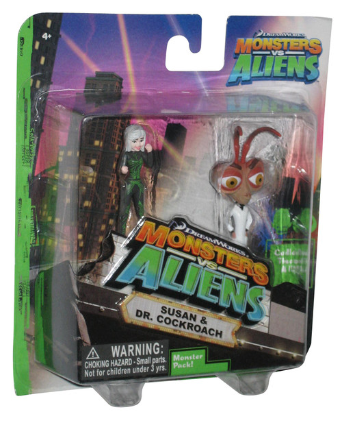 Monsters vs. Aliens Susan & Dr. Cockroach (2009) Figure Set 2-Pack