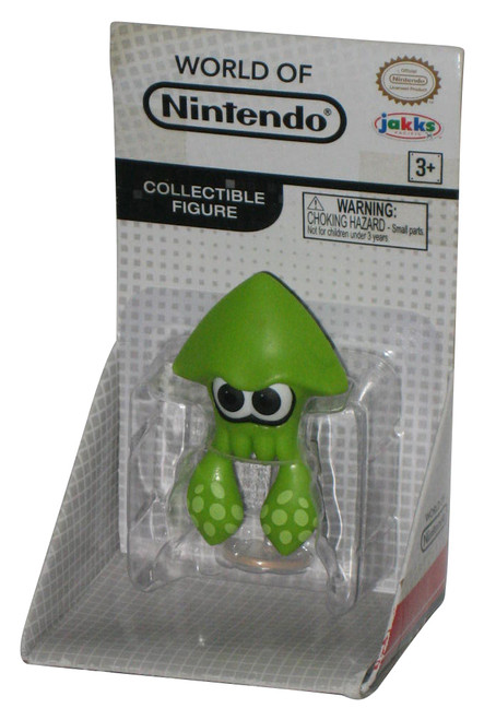 World of Nintendo Splatoon Green Squid Jakks Pacific Mini Figure