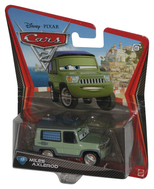 Disney Pixar Movie Cars 2 Miles Axlerod Die Cast Mattel Toy Car #17