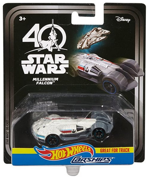 Star Wars Hot Wheels 40th Millenium Falcon (2016) Carships Toy Car