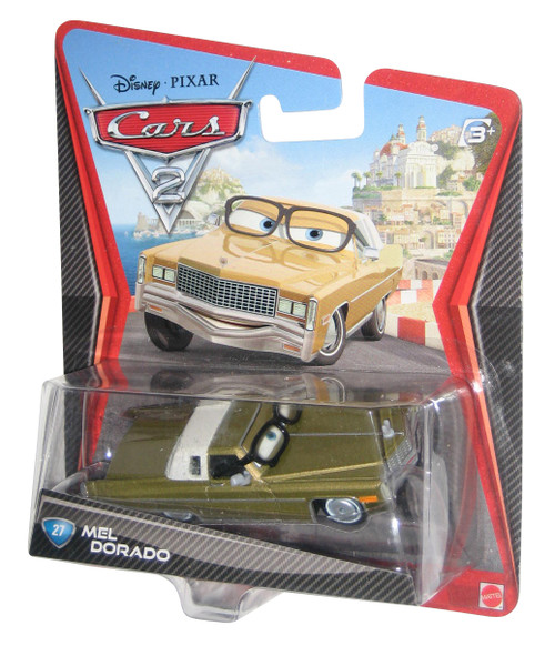 Disney Pixar Movie Cars 2 Mel Dorado #27 Die Cast Mattel Vehicle Toy Car