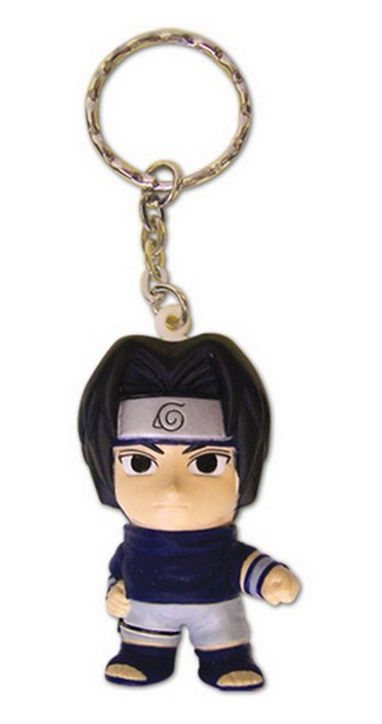 Naruto Sasuke Squeezable 2-Inch Anime Figure Keychain GE-3431