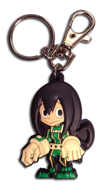 My Hero Academia Tsuyu Asui Hero Suit SD Anime PVC Keychain GE-48426