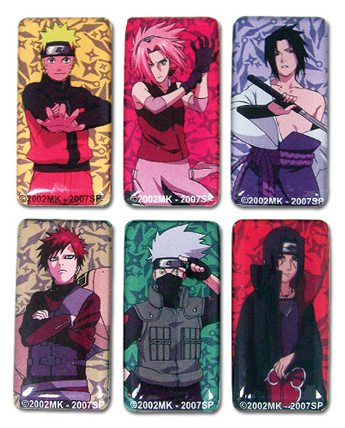 Naruto Shippuden Characters Anime Magnet Set GE-8549