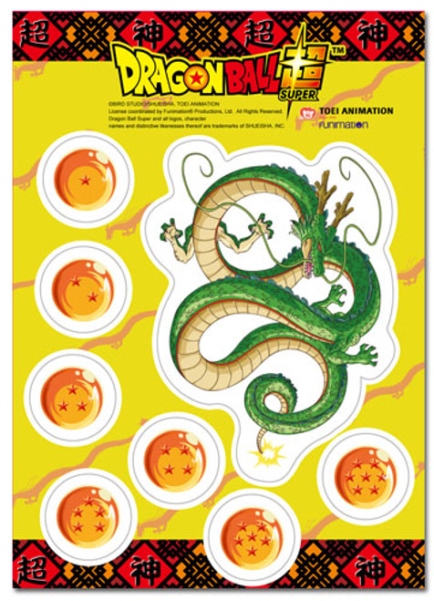 Dragon Ball Super Shenron Anime Sticker Set GE-55628