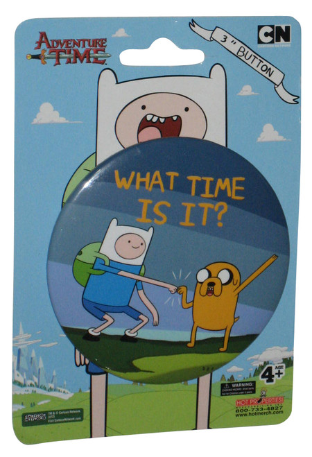 Adventure Time What Time Is It 3-inch Button AB4511-3