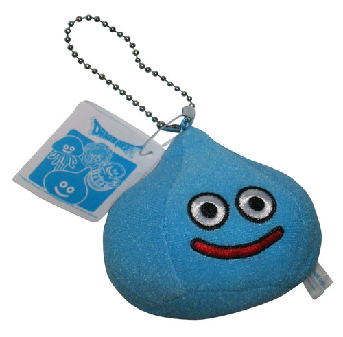 Dragon Quest AM Square-Enix Japan Blue Slime Plush Keychain