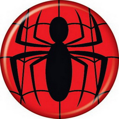 Marvel Comics Spider-Man Logo Symbol Red Licensed 1.25 Inch Button 81743