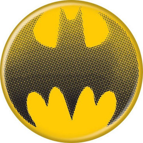 DC Comics Batman Distressed Logo Licensed 1.25 Inch Button 82014