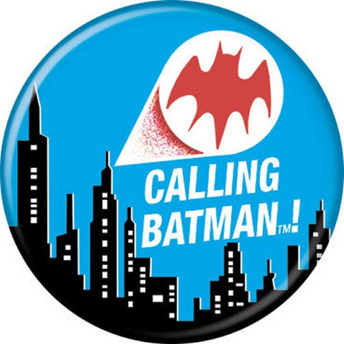 DC Comics Batman Bat Signal Calling Licensed 1.25 Inch Button 81718