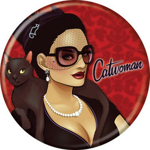 DC Comics Bombshells Catwoman Licensed 1.25 Inch Button 84008