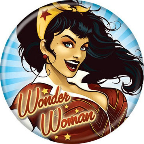 DC Comics Bombshells Wonder Woman Licensed 1.25 Inch Button 84245