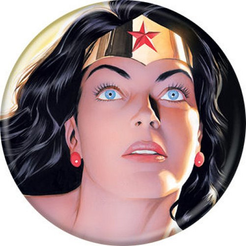 DC Comics A Ross Wonder Woman Licensed 1.25 Inch Button 86211