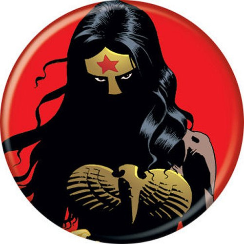 DC Comics E Risso Wonder Woman Red Licensed 1.25 Inch Button 86213
