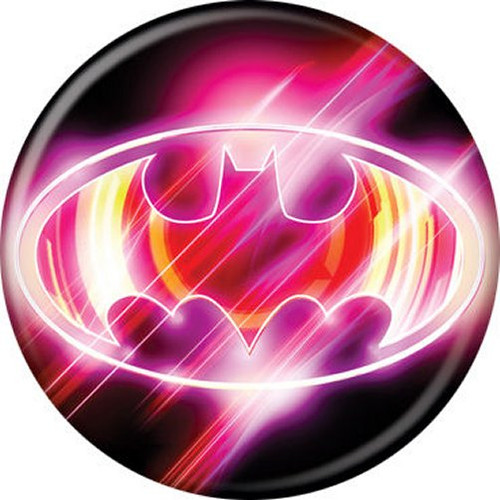 DC Comics Batman Neon Logo Symbol Licensed 1.25 Inch Button 86220