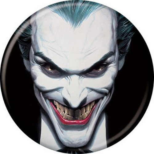 DC Comics A Ross Batman The Joker Licensed 1.25 Inch Button 86229