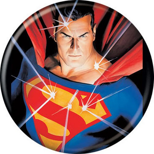 DC Comics A Ross Superman Licensed 1.25 Inch Button 86233