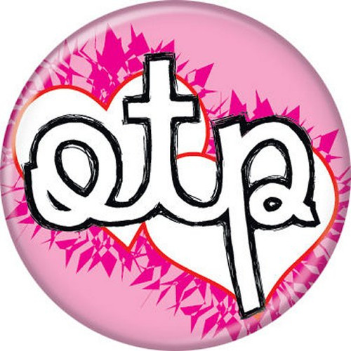 Anime Japanese OTP Pink Licensed 1.25 Inch Button 86173