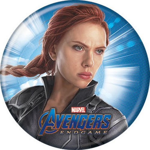 Marvel The Avengers Endgame Black Widow Licensed 1.25 Inch Button 87321