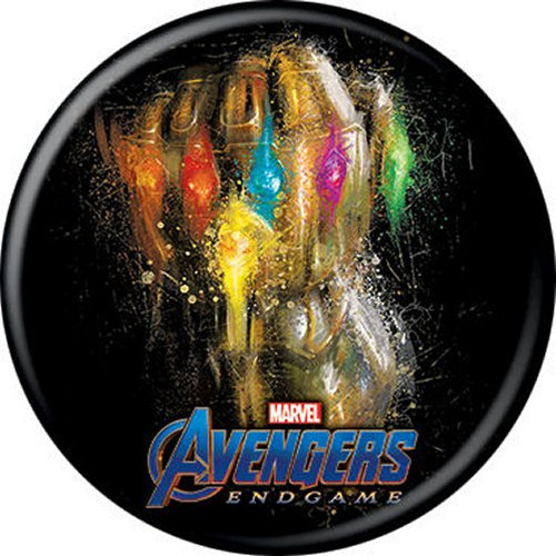 Marvel The Avengers Endgame Thanos Infinty Gauntlet Licensed 1.25 Inch Button 87329