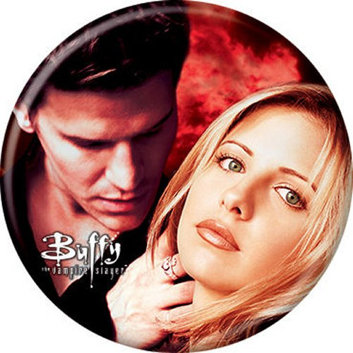 Buffy The Vampire Slayer & Angel Licensed 1.25 Inch Button 87486