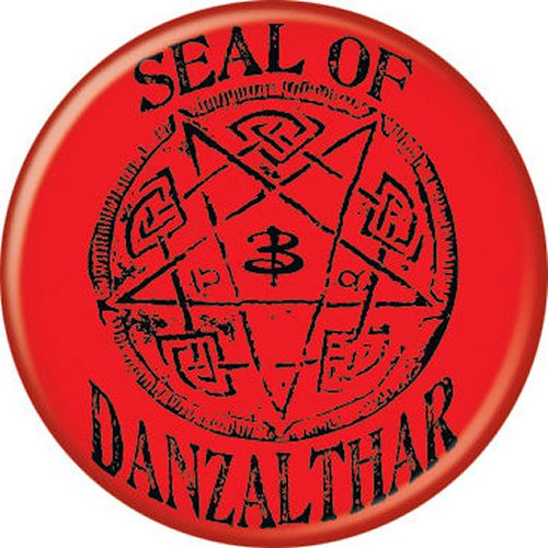Buffy The Vampire Slayer Seal of Danzalthar Red 1.25 Inch Button 87502