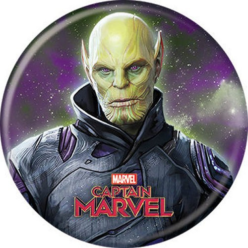 Marvel Captain Marvel Talos Licensed 1.25 Inch Button 87313