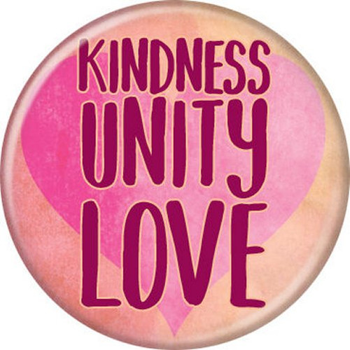 Empowerment Kindness Unity Love Licensed 1.25 Inch Button 86191