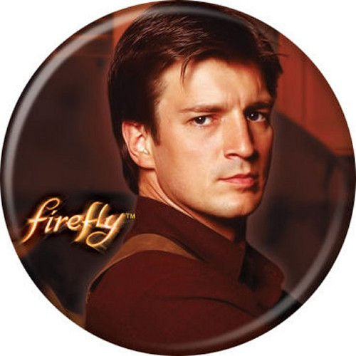 Firefly Serenity Mal Licensed 1.25 Inch Button 86022