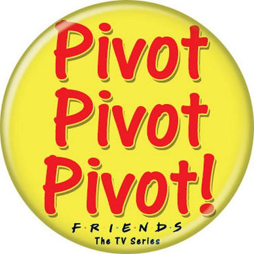 Friends Pivot Licensed 1.25 Inch Button 83062