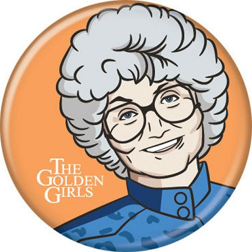 Golden Girls Sofia Cartoon Licensed 1.25 Inch Button 87199