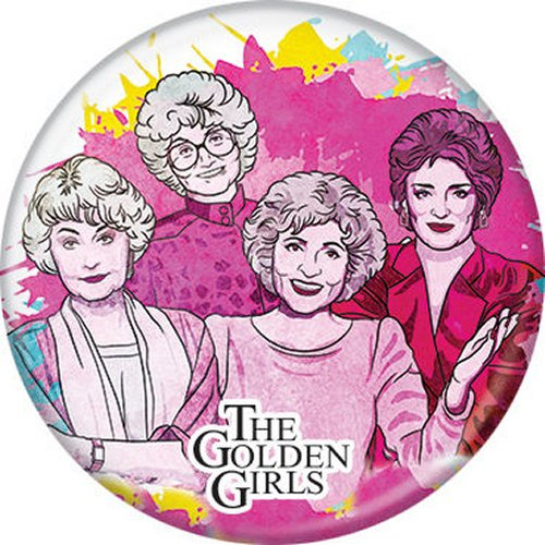 Golden Girls Pink Tint Licensed 1.25 Inch Button 87200