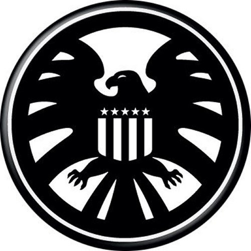 Marvel Comics Shield Logo Symbol Emblem Licensed 1.25 Inch Button 81726