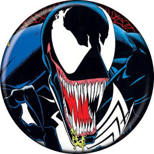 Marvel Comics Spider-Man Venom Licensed 1.25 Inch Button 82631
