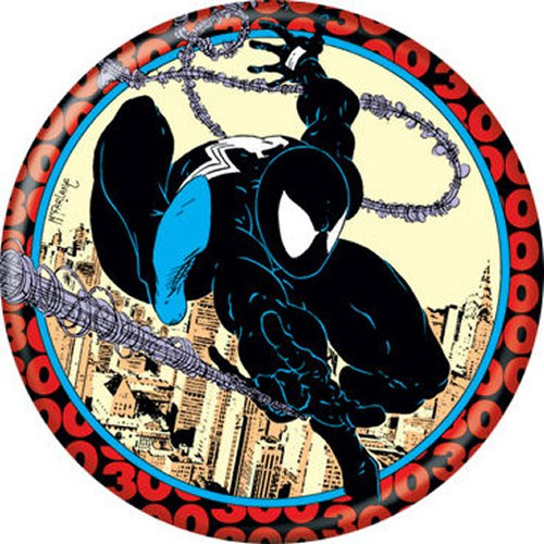 Marvel Comics Spider-Man Black Costume Licensed 1.25 Inch Button 85640