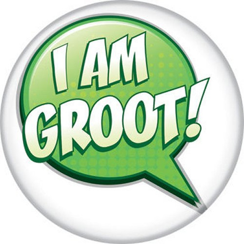 Marvel Guardians of The Galaxy Emoji I Am Groot 1.25 Inch Button 85995
