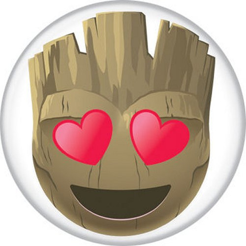 Marvel Guardians of The Galaxy Groot Heart Eyes 1.25 Inch Button 85998