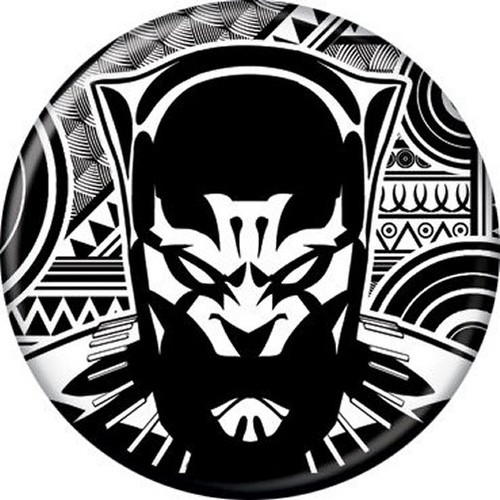 Marvel Comics Black Panther Black & White Licensed 1.25 Inch Button 86466