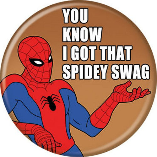 Marvel Comics Spider-Man Got Spidey Swag Licensed 1.25 Inch Button 87393