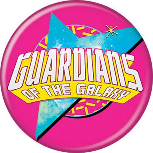 Marvel Comics Guardians of The Galaxy Logo Pink 1.25 Inch Button 87420