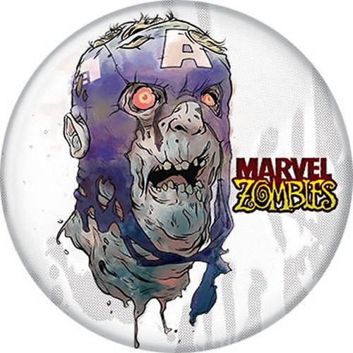 Marvel Comics Zombies Captain America Licensed 1.25 Inch Button 87792
