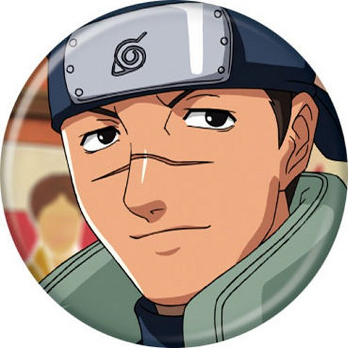 Naruto Shippuden Iruka Licensed 1.25 Inch Button 85505