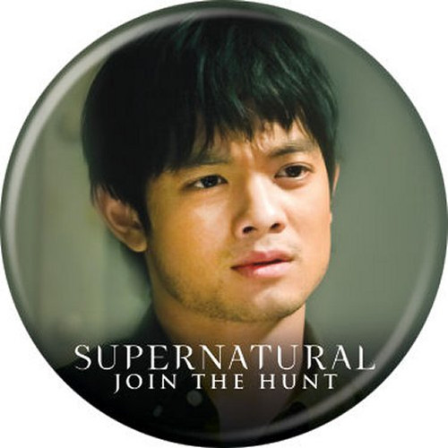 Supernatural Join The Hunt Kevin Tran Licensed 1.25 Inch Button 87984