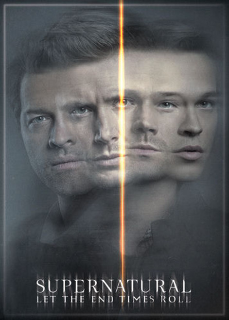 Supernatural Sam & Dean Let The End Times Roll Season 14 Magnet 73612SP