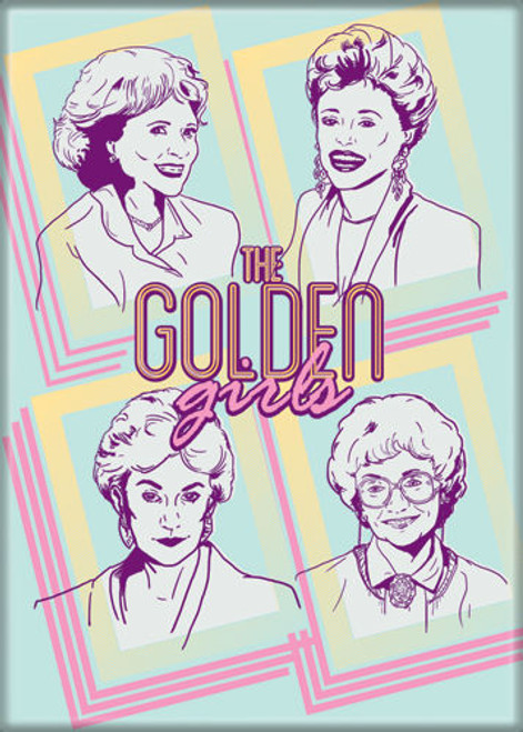 The Golden Girls Cast Magnet 72593M