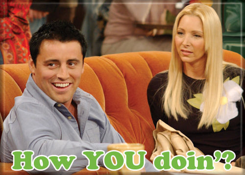 Friends TV Series Joey & Phoebe How You Doin Magnet 71216M