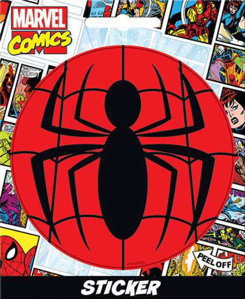 Marvel Comics Spider-Man Logo Symbol Die Cut Sticker 45183S