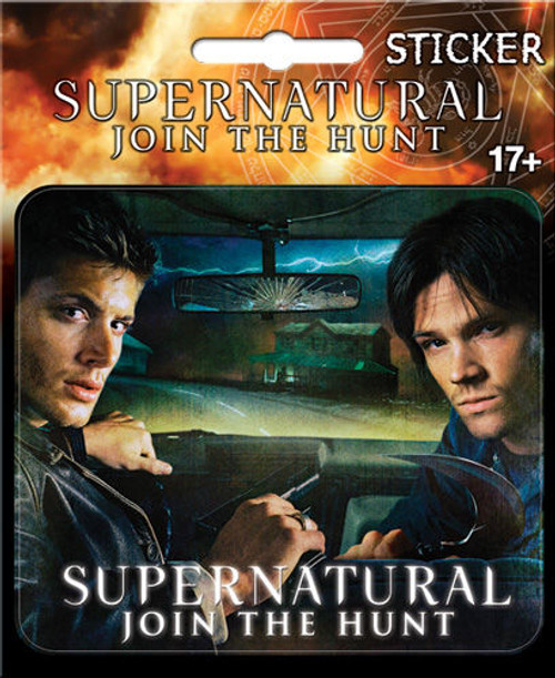 Supernatural Dean & Sam In Car Join The Hunt Sticker 45245S