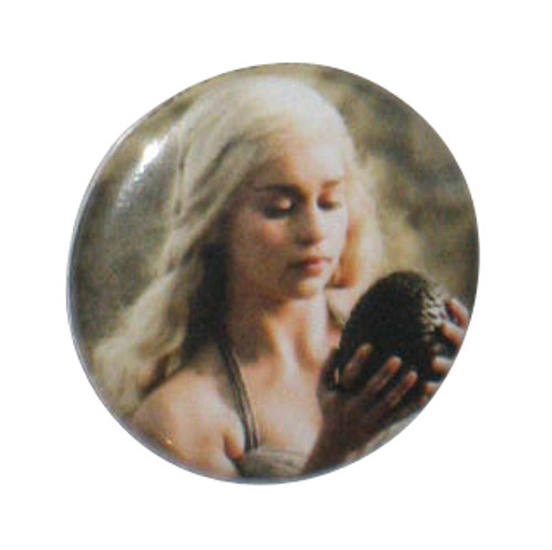 Game of Thrones Daenerys Targaryen Holding Egg Dark Horse 1-Inch Button